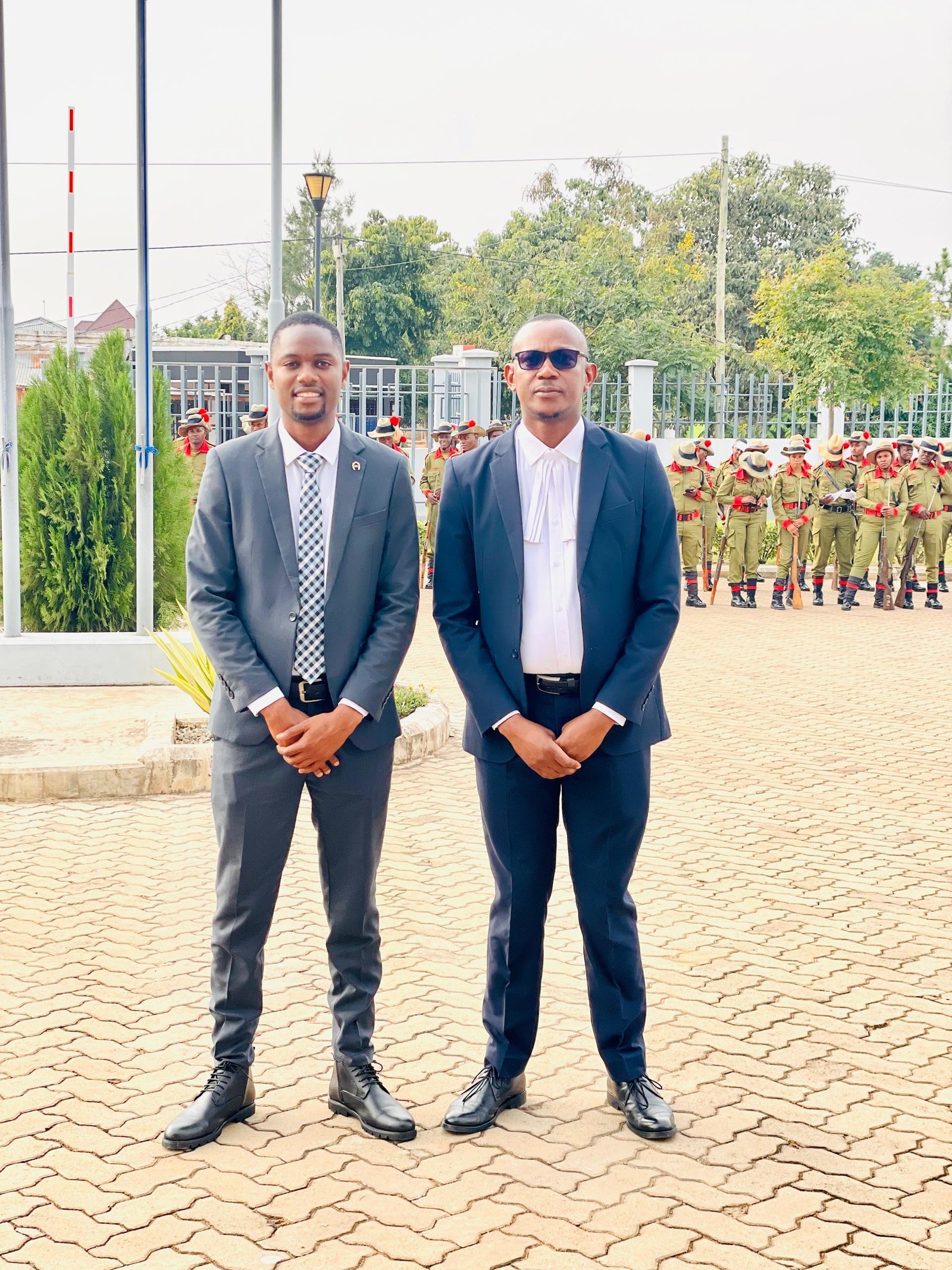 With the President of the SAUT Law Society
St. Augustine University of Tanzania (SAUT).